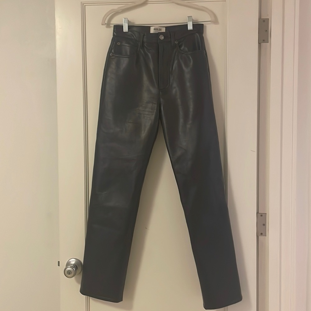 Agolde recycled leather 90s pant
